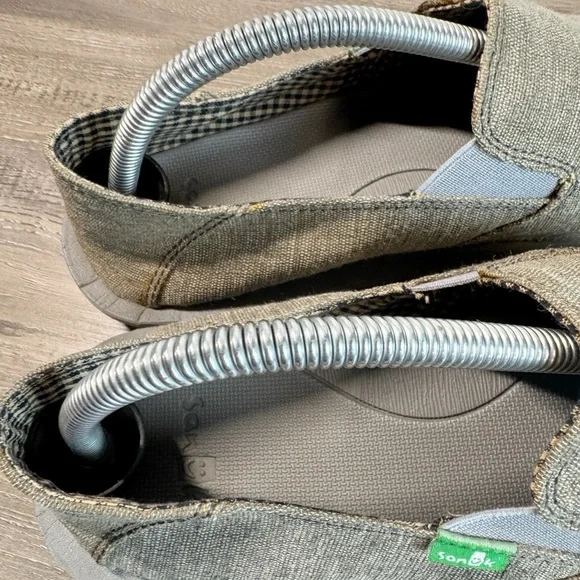 Sanuk Vagabond Men's Gray Loafers size 9 EUC - Picture 7 of 11